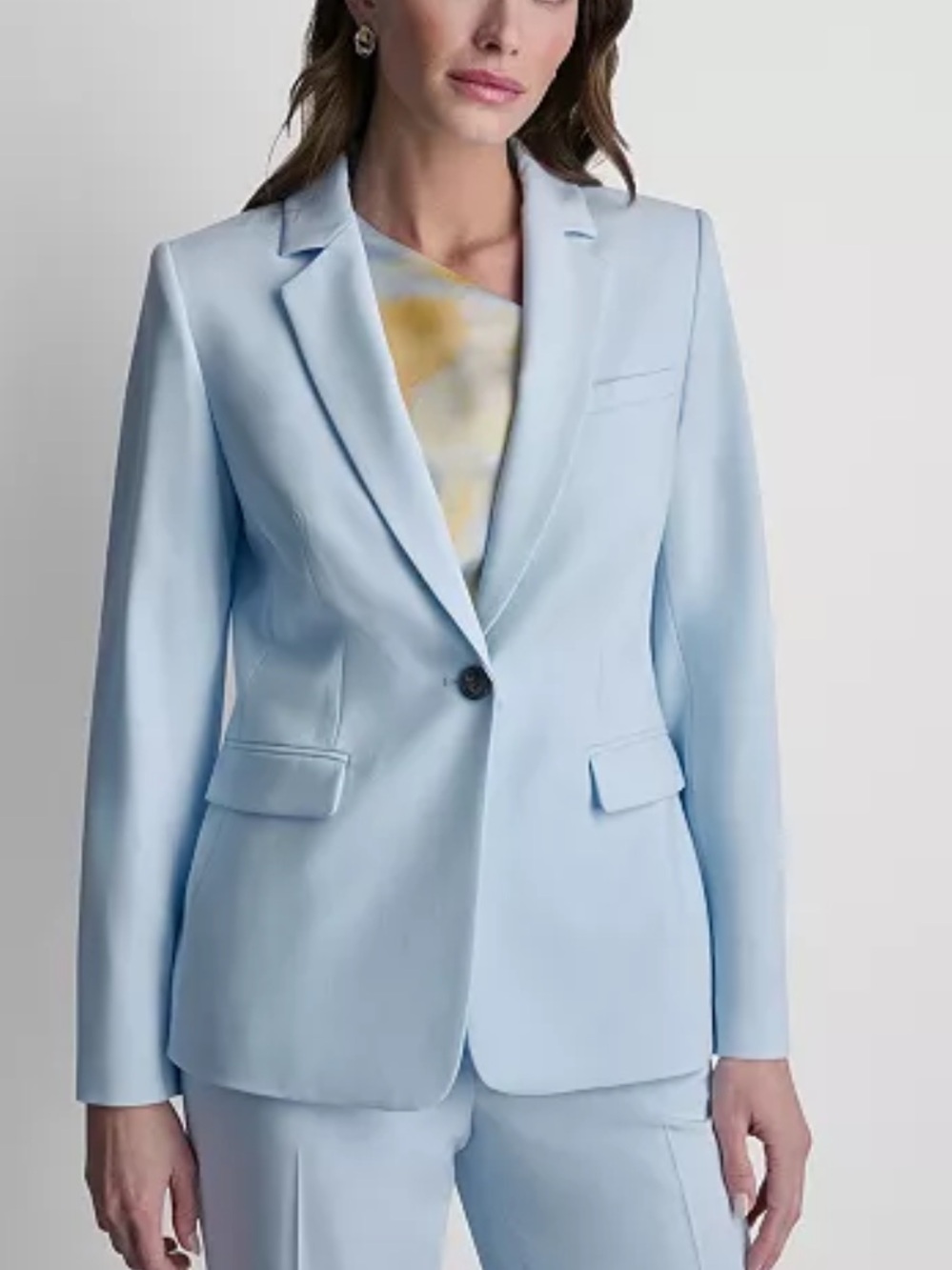 Macy's Light Blue Tailored Blazer